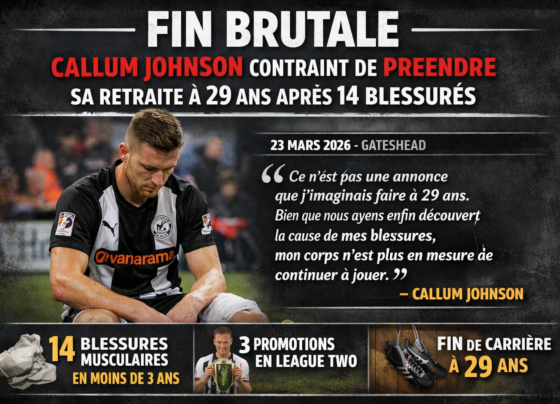 Callum Johnson contraint de prendre sa retraite à 29 ans après 14 blessures